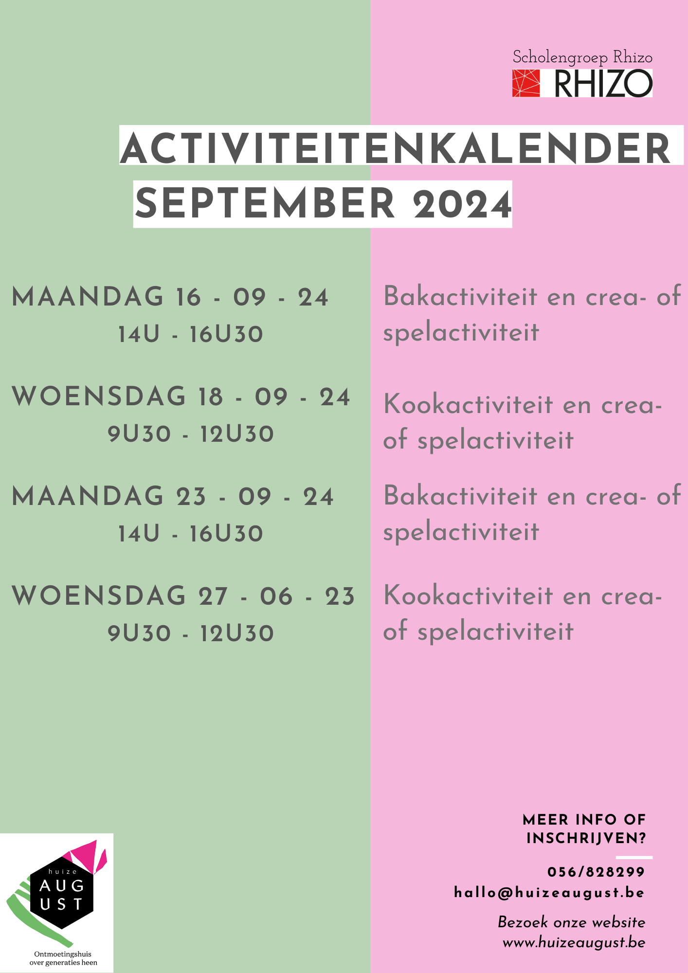 Kalender september 2024